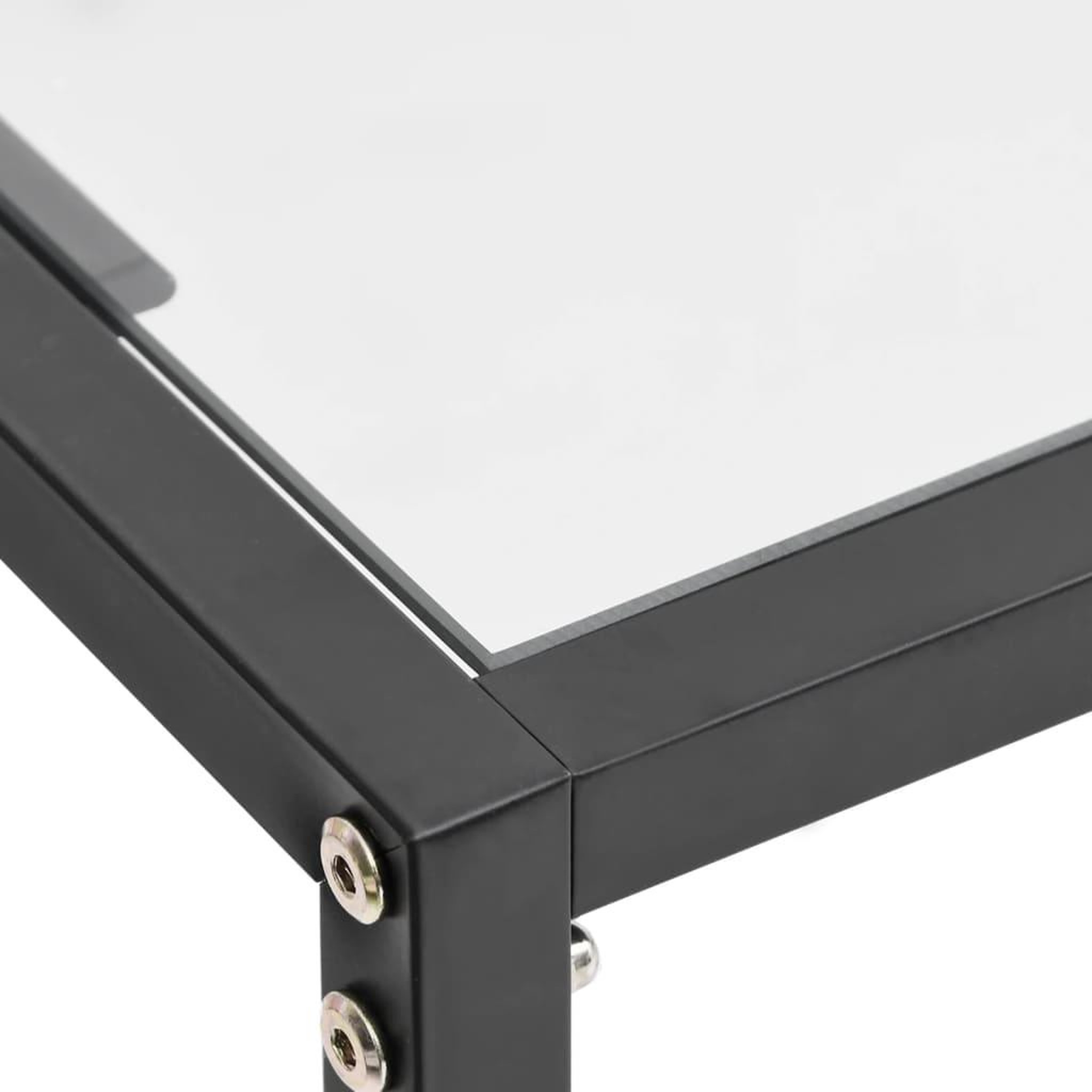 Voir la diapositive 5 : VIDAXL Table console Transparent 160x35x75,5 cm Verre trempe
