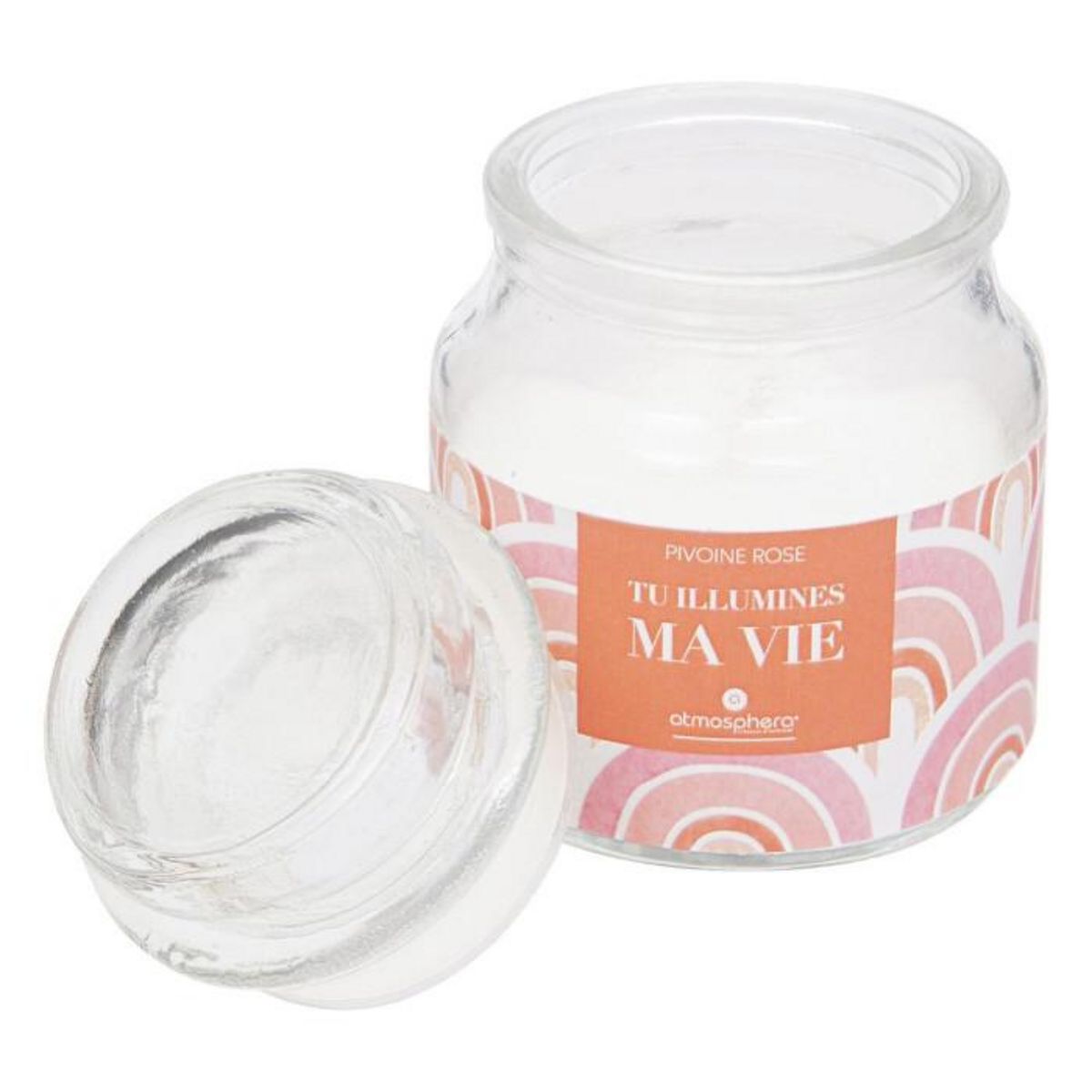 ATMOSPHERA Bougie Parfumée  Jomy  70g Pivoine Rose