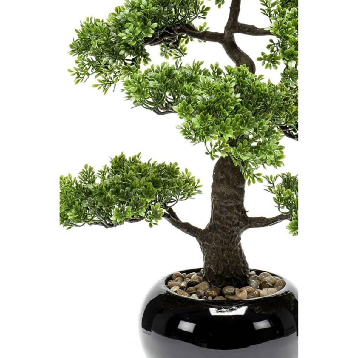 EMERALD Emerald Mini bonsaï Ficus artificiel Vert 47 cm 420006