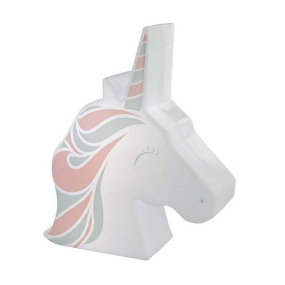 Paris Prix Veilleuse Projection Murale  Licorne  16cm Blanc
