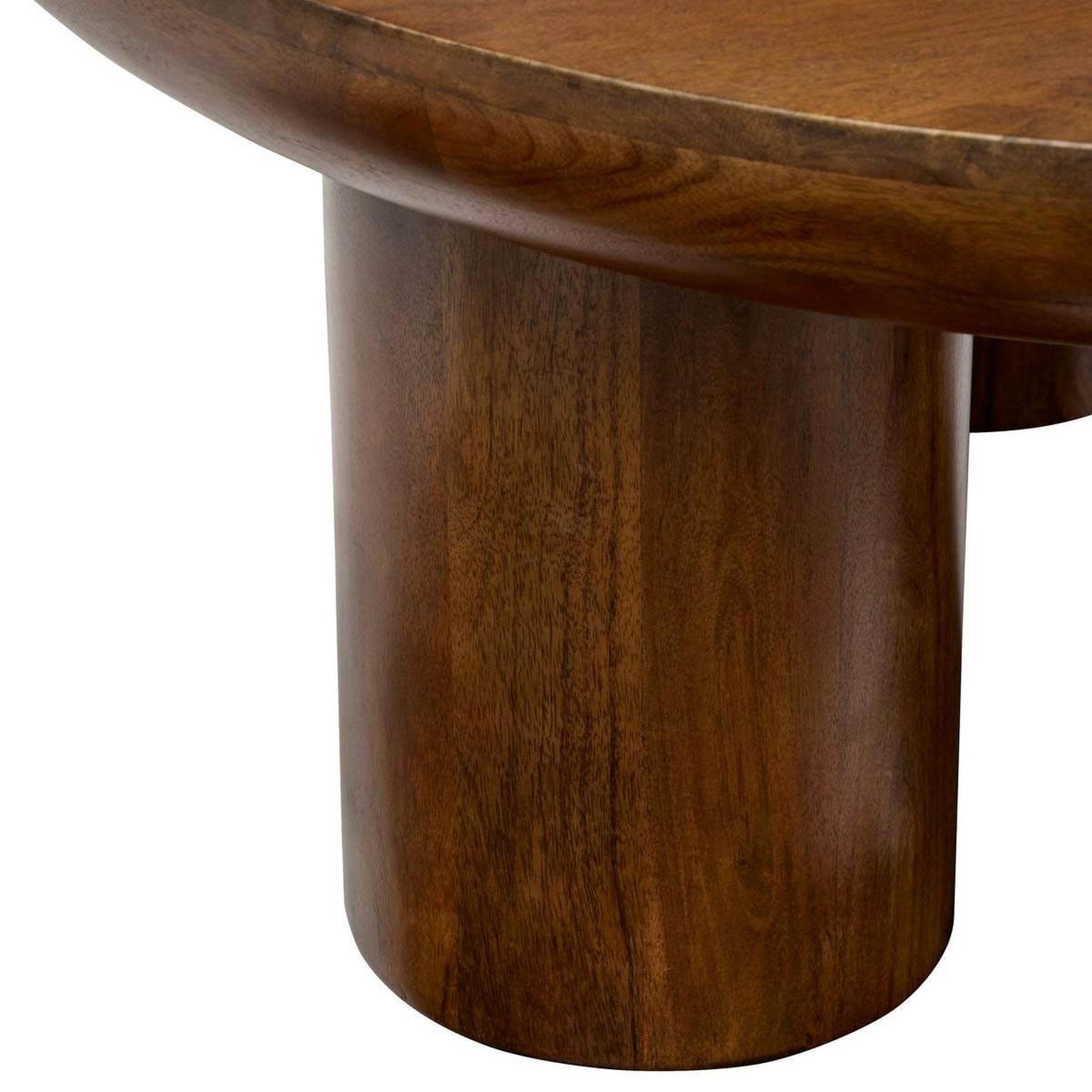 Voir la diapositive 2 : ATMOSPHERA Table basse design  stambh  90cm marron