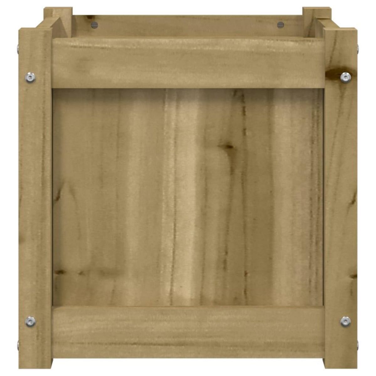 VIDAXL Jardiniere 40x40x40 cm bois de pin impregne