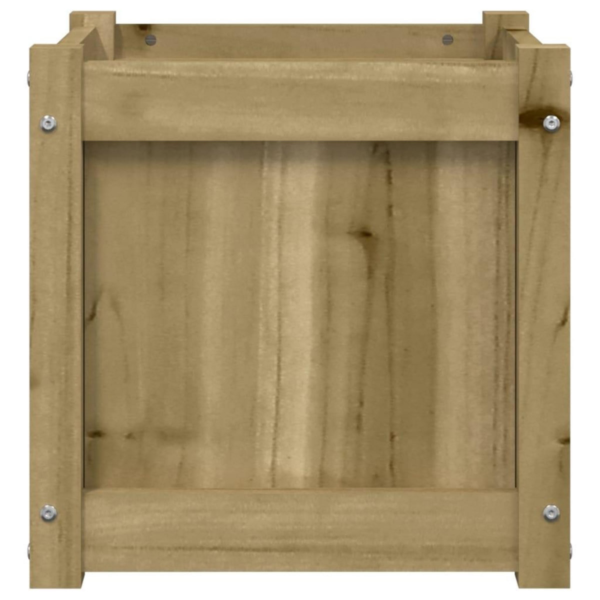 VIDAXL Jardiniere 40x40x40 cm bois de pin impregne