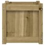 Voir la diapositive 5 : VIDAXL Jardiniere 40x40x40 cm bois de pin impregne