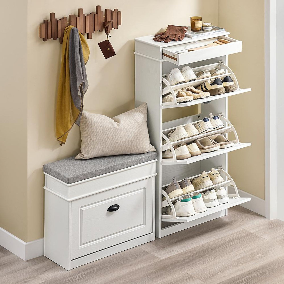 SOBUY SoBuy - Meuble À Chaussures à 3 tiroirs - Classique - FSR94