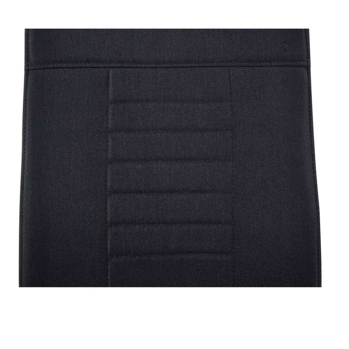 IDIMEX Lot de 4 chaises de salle à manger ALBA, en tissu - Noir et blanc