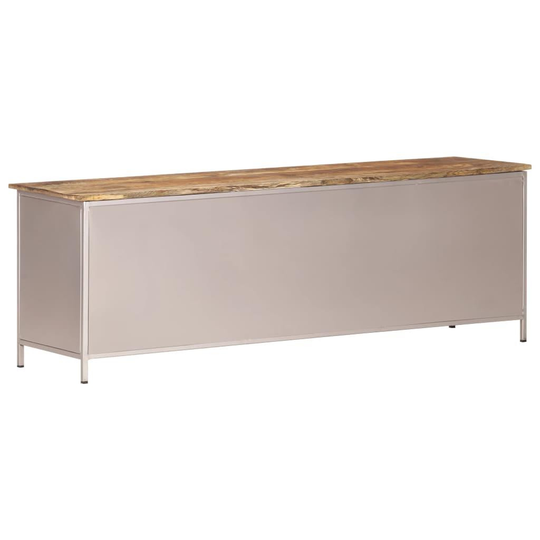 Voir la diapositive 4 : VIDAXL Meuble tv 120x30x40 cm bois de manguier brut