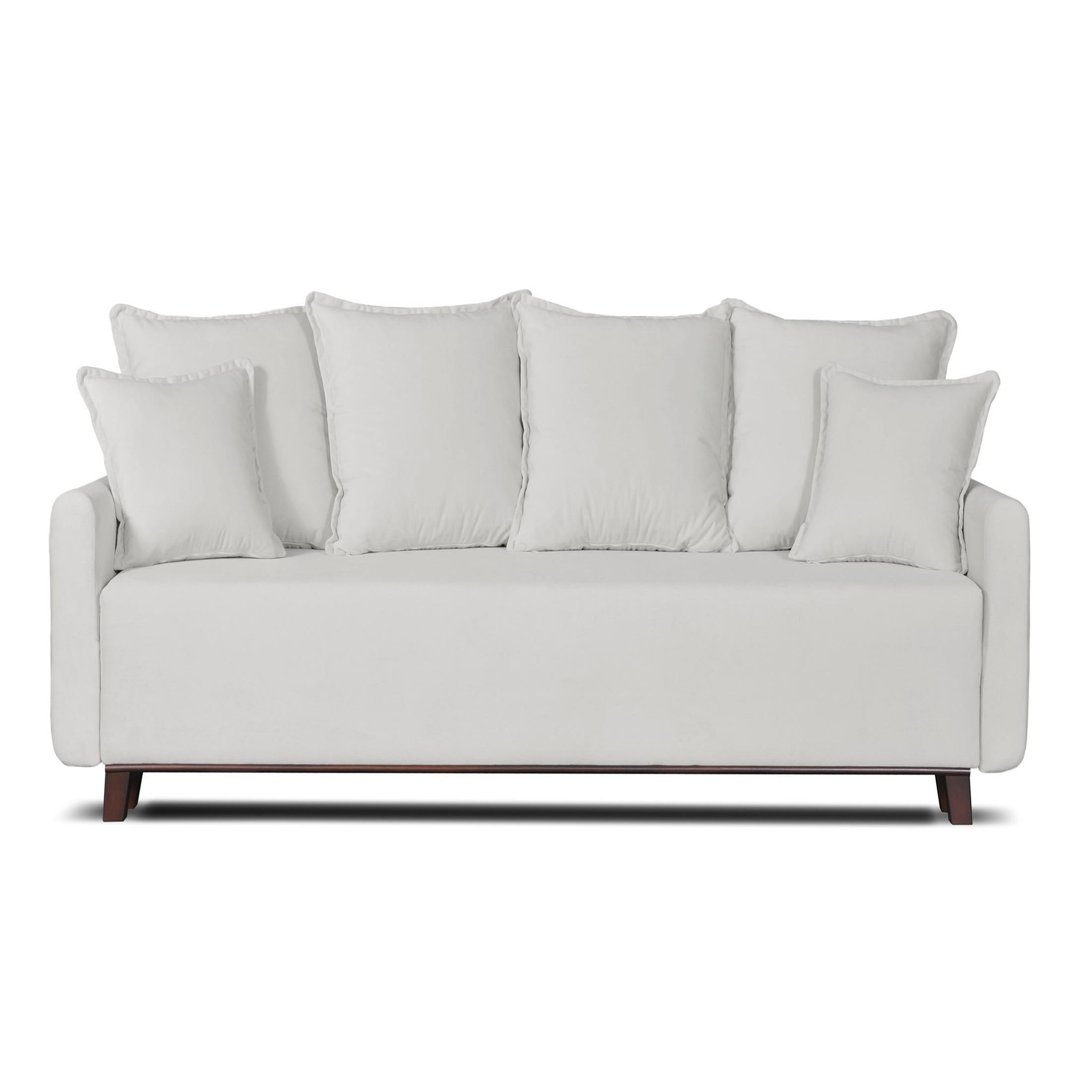 Voir la diapositive 1 : LISA DESIGN Apia - canapé 3 places - convertible avec coffre - en velours