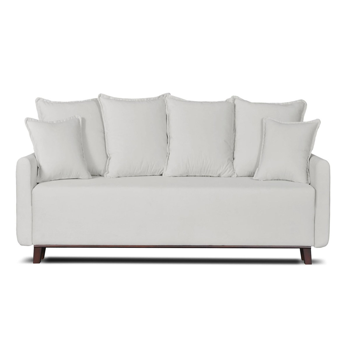 LISA DESIGN Apia - canapé 3 places - convertible avec coffre - en velours