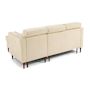 Voir la diapositive 6 : BEST MOBILIER Alicante - canapé d'angle réversible convertible avec têtières - coffre - 4 places - en tissu texturé
