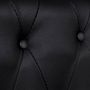 Voir la diapositive 4 : VIDAXL Canape Chesterfield a 3 places cuir synthetique noir