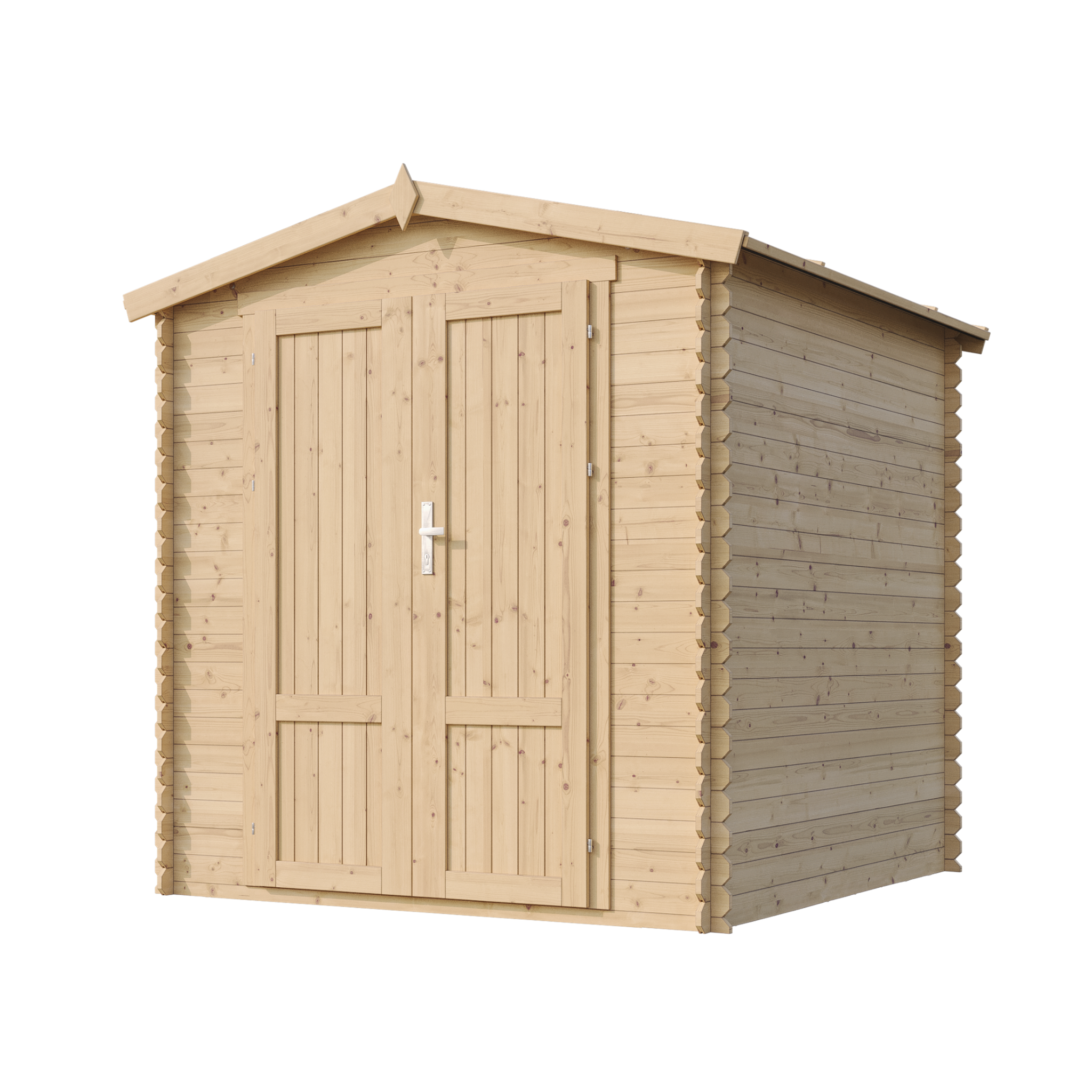 Voir la diapositive 2 : TIMBELA Abri De Jardin En Bois 3,53m² Cabanon De Jardin Extérieur Pour Outils Sol Imprégné M343F1+M343G