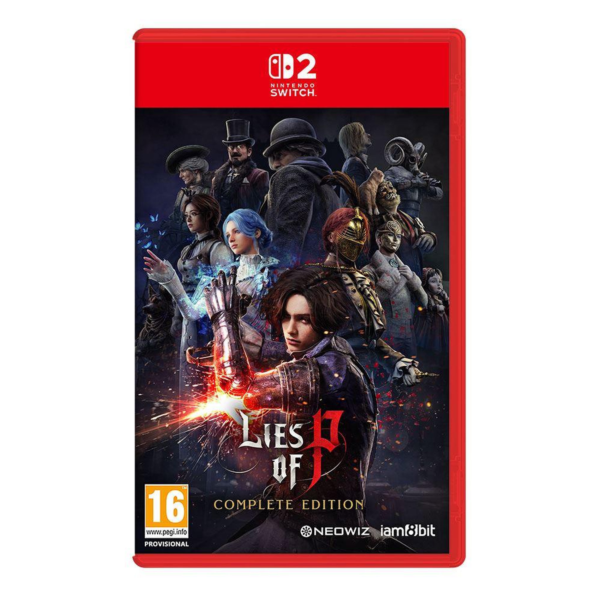 PREMIUM Lies of P Complete Edition (Nintendo Switch 2) avec expansion Overture, action RPG exigeant au corps à corps, personnalisation des armes et choix narratifs