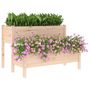 Voir la diapositive 4 : VIDAXL Jardiniere 110x84x75 cm Bois massif de pin