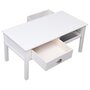 VIDAXL Table basse Blanc 100 x 50 x 45 cm Bois