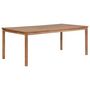 Voir la diapositive 1 : VIDAXL Table de jardin 200x100x77 cm Bois de teck solide