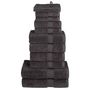 Voir la diapositive 1 : VIDAXL Ensemble de serviettes de qualité supérieure SOLUND 12 pcs