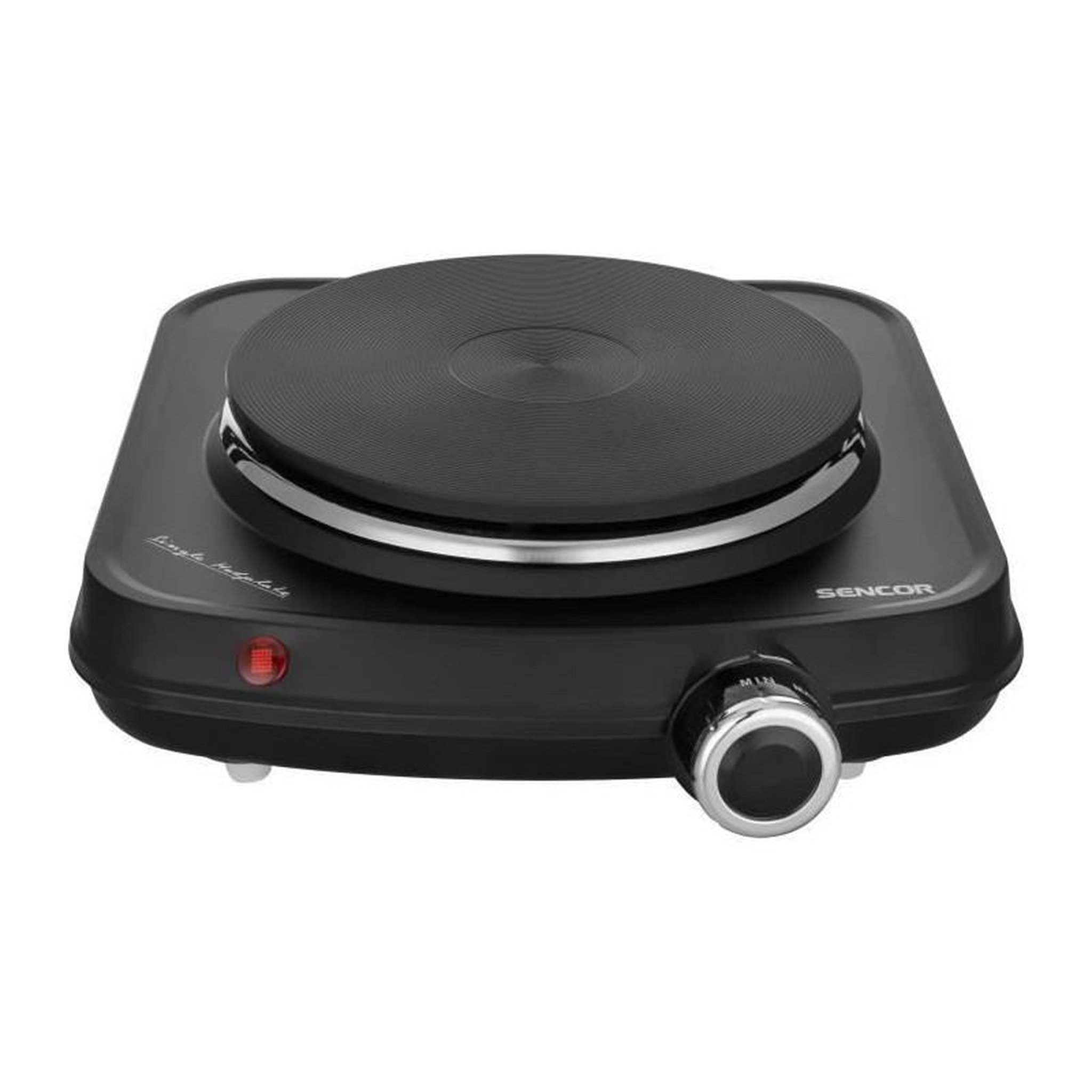Voir la diapositive 3 : SENCO Plaque de cuisson électrique - SENCOR - SCP 1504BK-EUE4 - 1500 W - 1 foyer - Noir