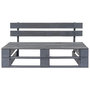Voir la diapositive 2 : VIDAXL Banc palette de jardin bois gris