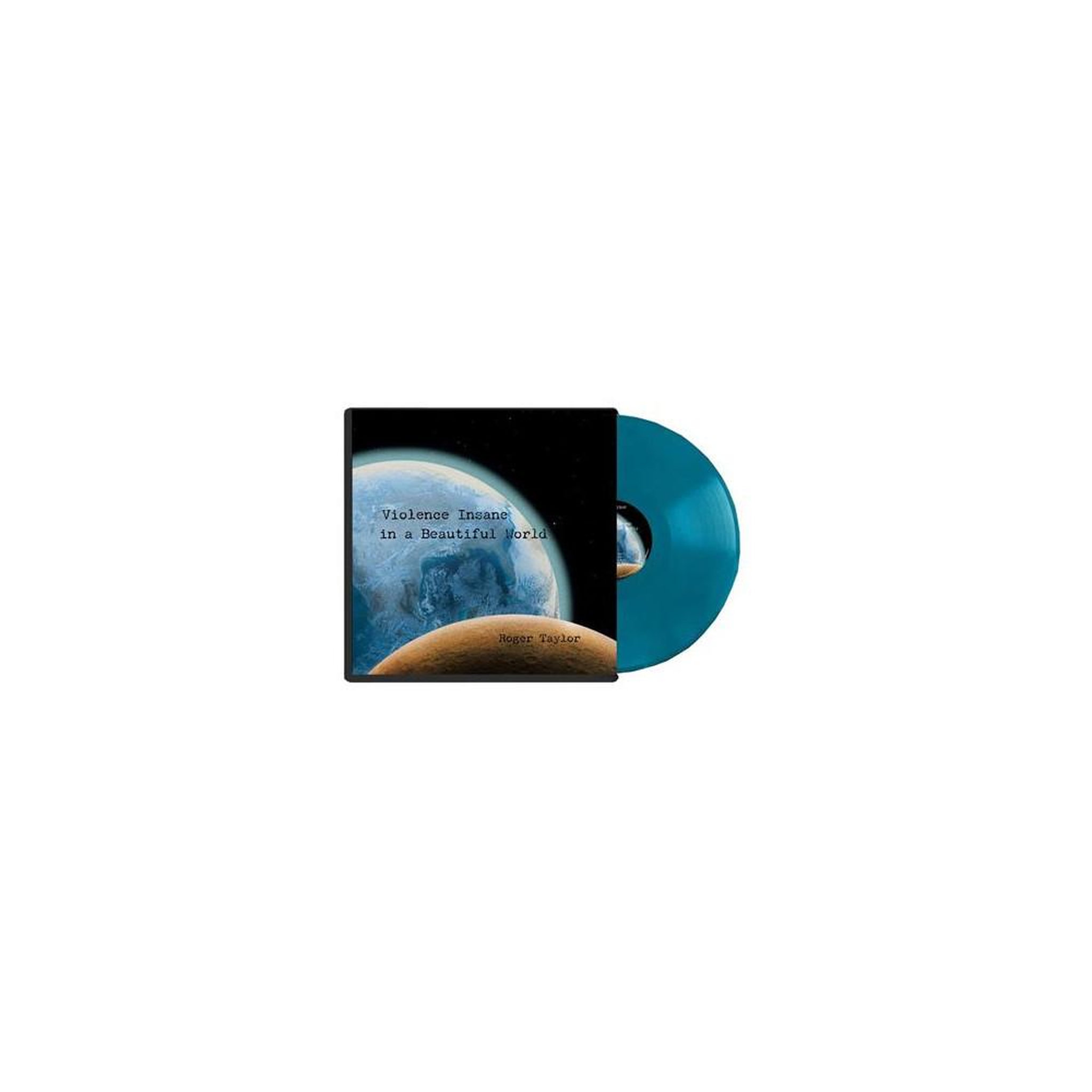 COLUMBIA Vinyle roger taylor violence insane in a beautiful world earth blue