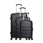 WAVE PARIS HERO - SET DE 3 ABS ELBE-A 70 cm 4 Roues. Coloris disponibles : Rose, Noir, Beige