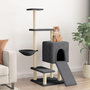 Voir la diapositive 1 : VIDAXL Arbre a chat avec griffoirs en sisal gris fonce 130,5 cm