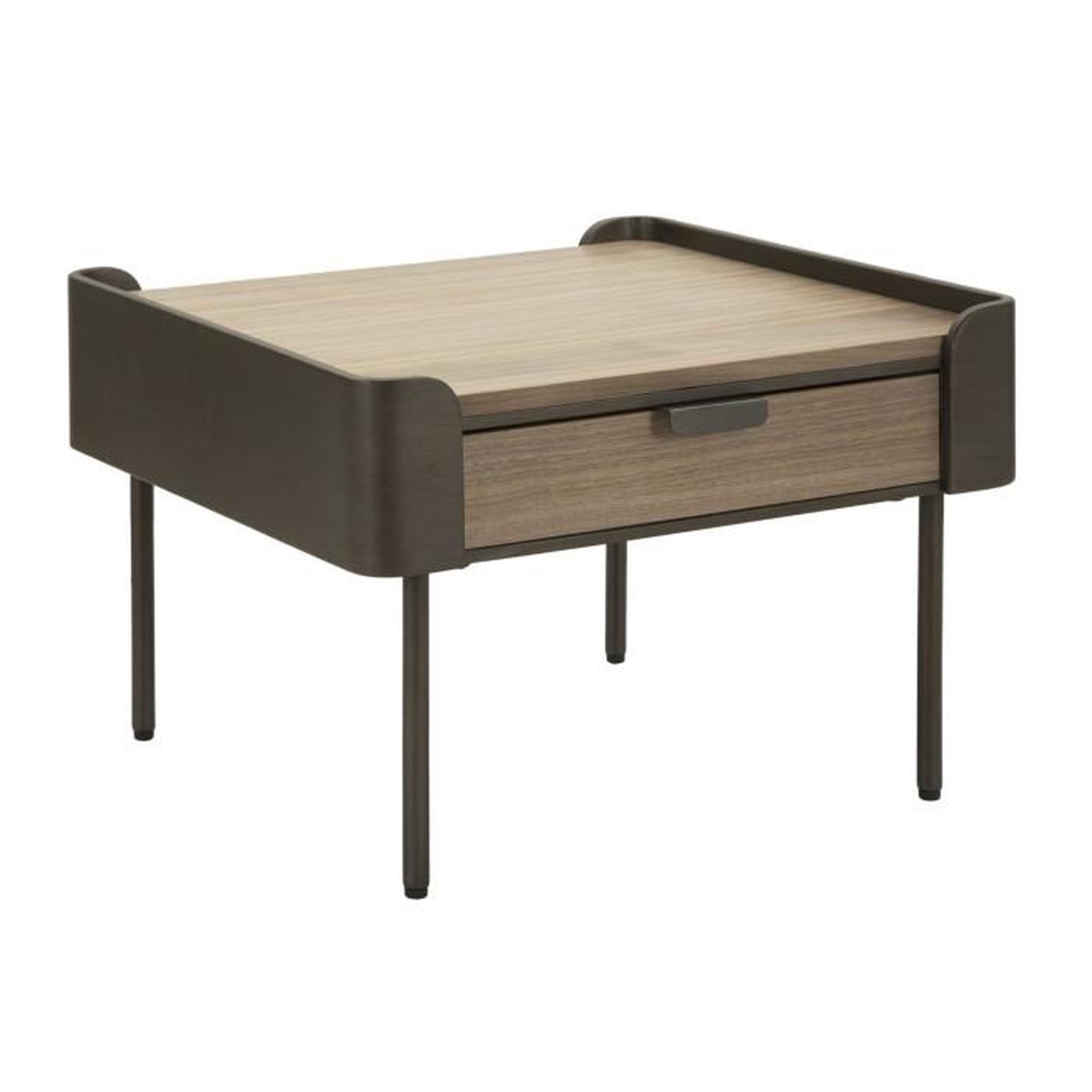 Paris Prix Table Basse 2 Tiroirs en Bois  Toronto  60cm Naturel
