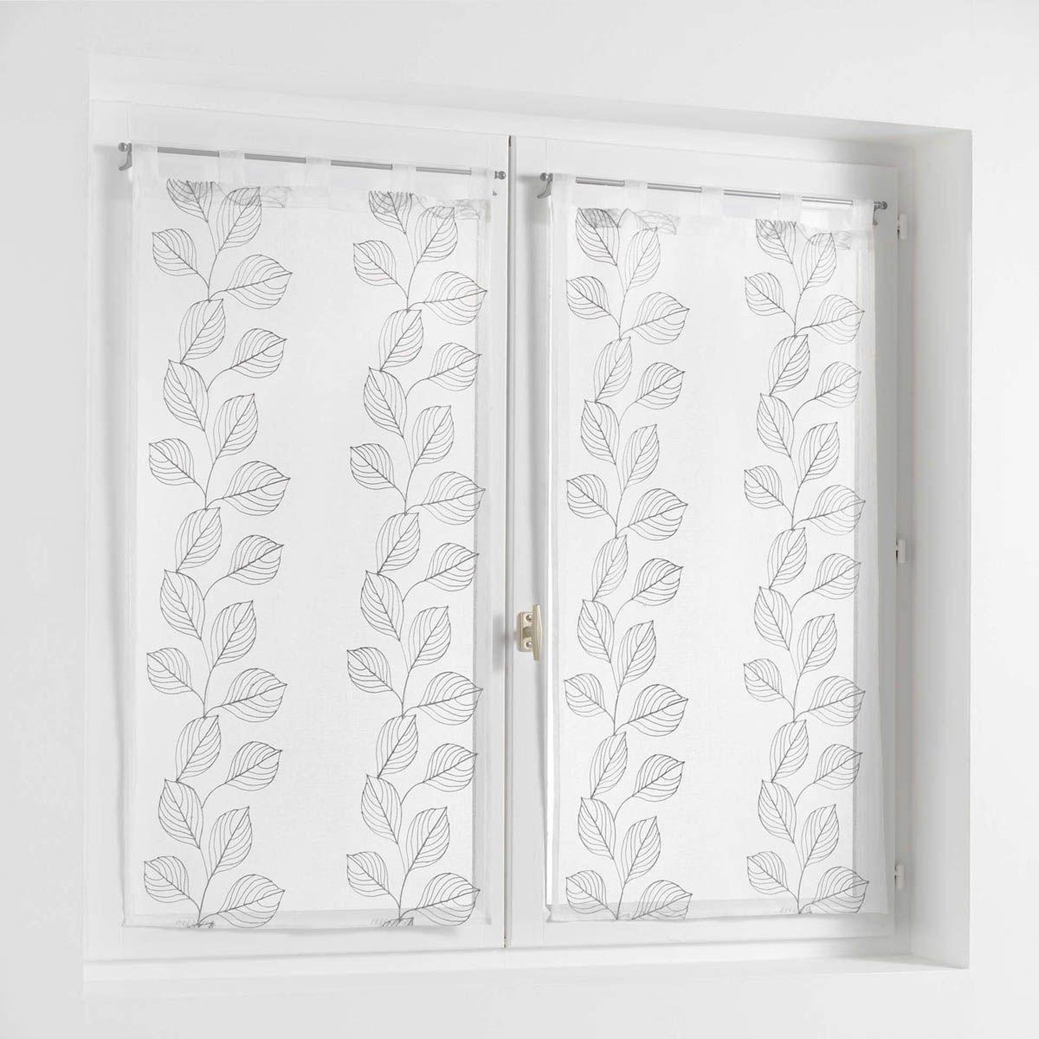 Douceur d'Intérieur Paire de voilages  edenia  60x160cm gris