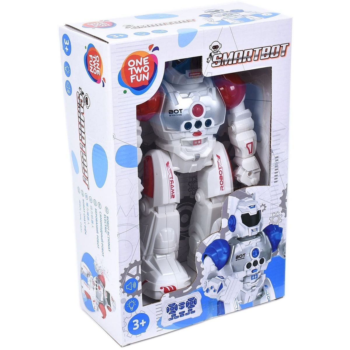 One Two Fun Robot Infrarouge 26 cm rouge