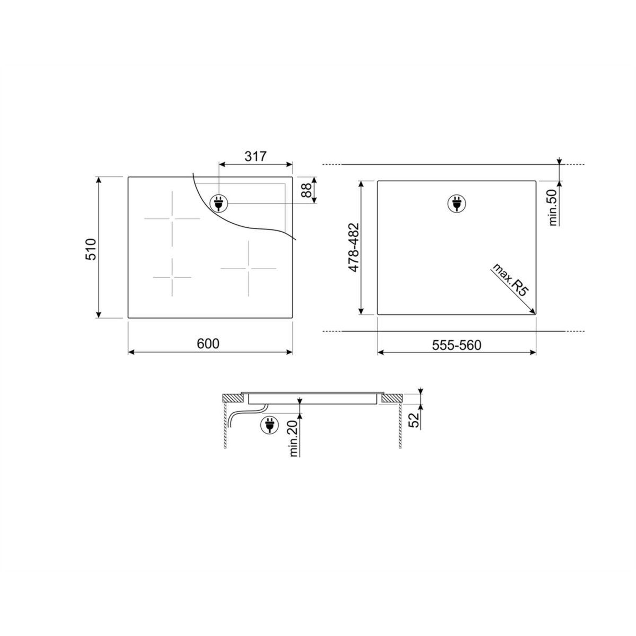 Voir la diapositive 5 : SMEG Plaque induction si1b22631d