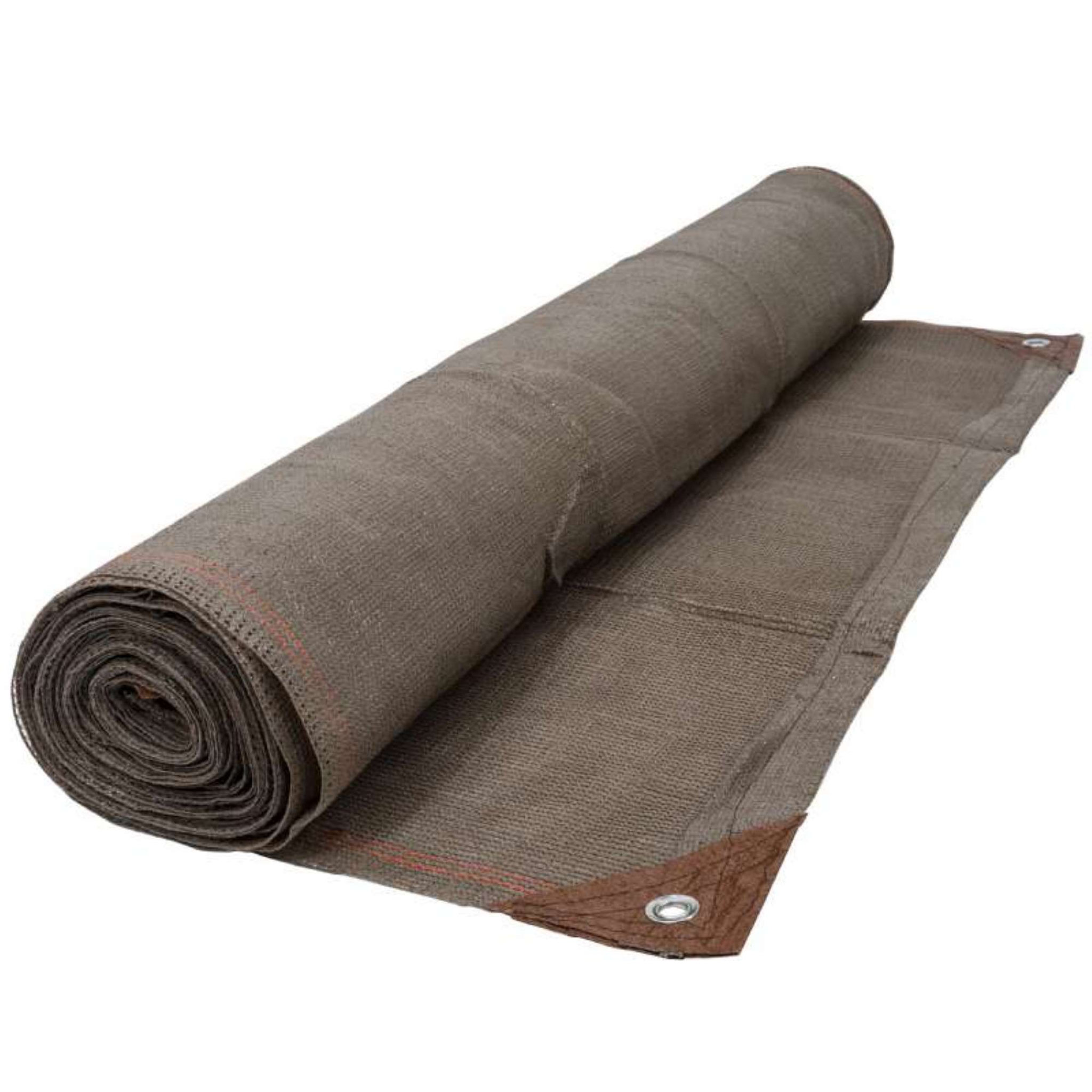 Voir la diapositive 1 :  Brise vue taupe 220g/m2 Werkapro  1,80 x 10m