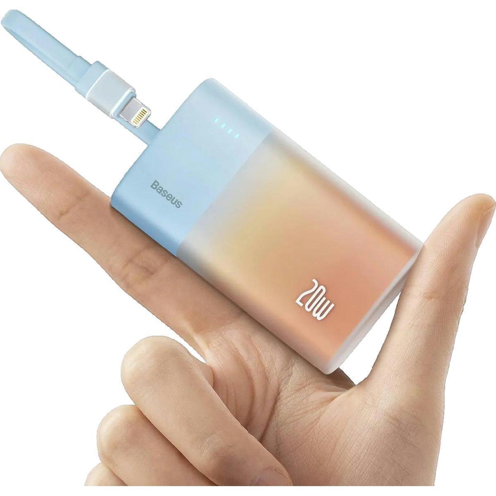 Voir la diapositive 3 : BASEUS Batterie de secours Baseus Popsicle 5200mAh avec charge rapide 20W
