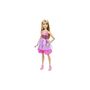 Voir la diapositive 2 : BARBIE BARBIE GRANDE POUPÉE BLONDE FASHIONISTAS AVEC ROBE ROSE IRISÉE, 71 CM,
