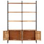 Voir la diapositive 3 : VIDAXL Bibliotheque a 4 niveaux 124x30x180 cm Bois d'acacia massif