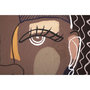 Voir la diapositive 3 : Paris Prix Toile Imprimée Déco  Tribal Face  80x100cm Marron