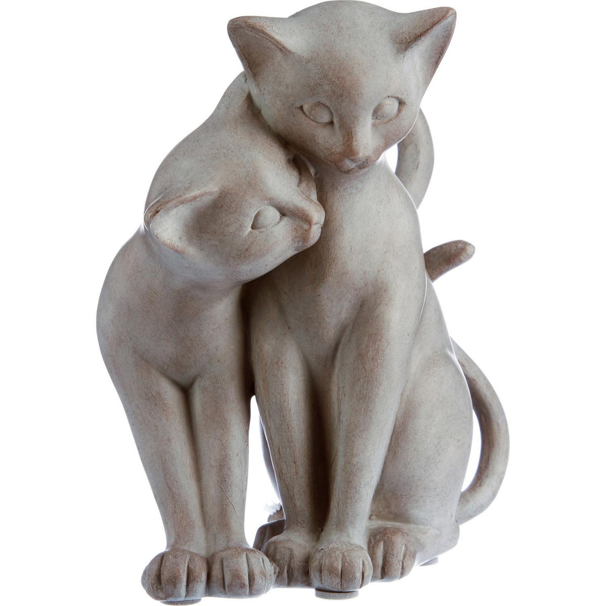 ATMOSPHERA Statuette Chat - Résine - Chat enlacé