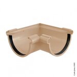 GIRPI Angle mixte à joint pvc sable GIRPI, Dév.25 cm
