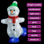Voir la diapositive 3 : VIDAXL Silhouette de bonhomme de neige de Noël LED Acrylique 30 cm