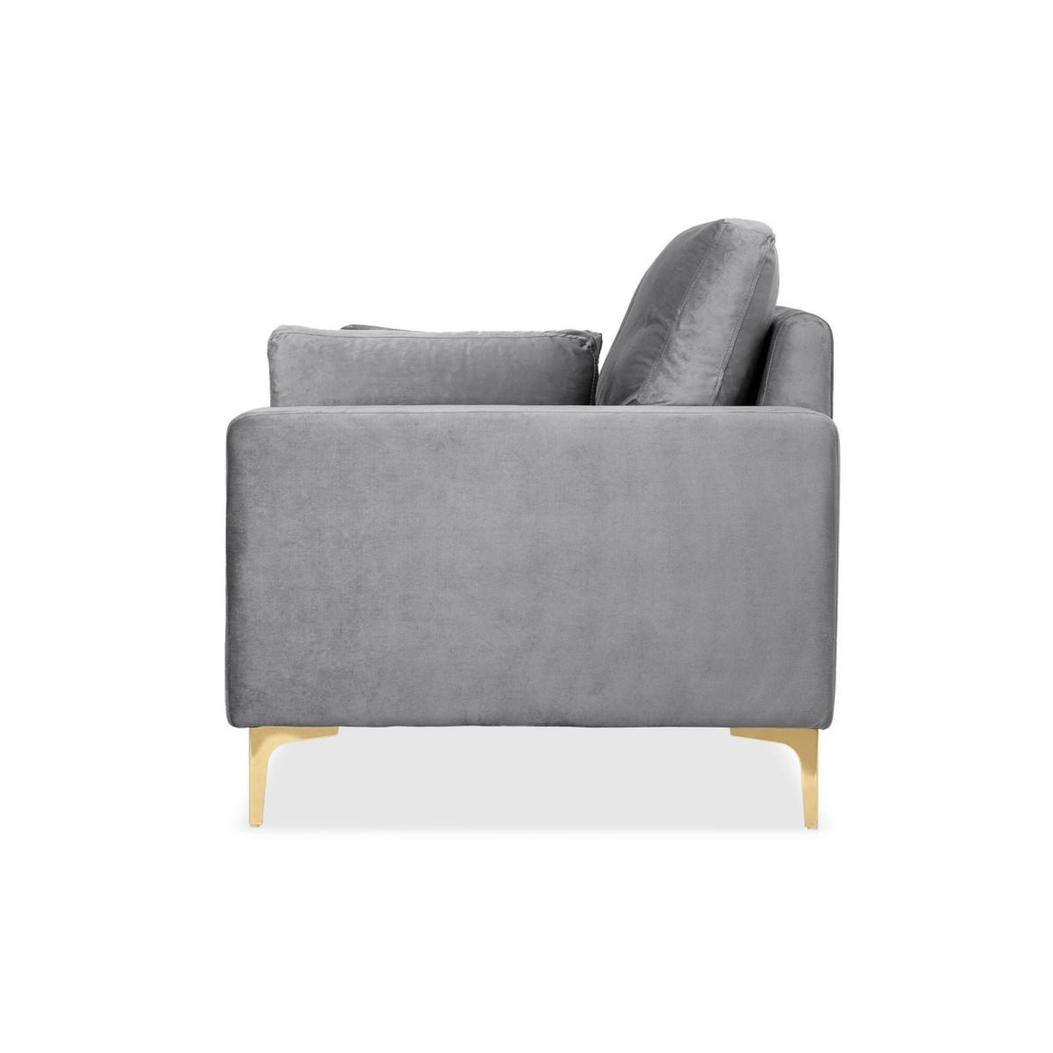 Voir la diapositive 3 : Paris Prix Canapé 2 places en velours  ignacio  158cm gris