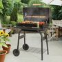 Voir la diapositive 2 : ESSENTIEL B Barbecue charbon EBCA1 noir sur chariot, 62x35 cm