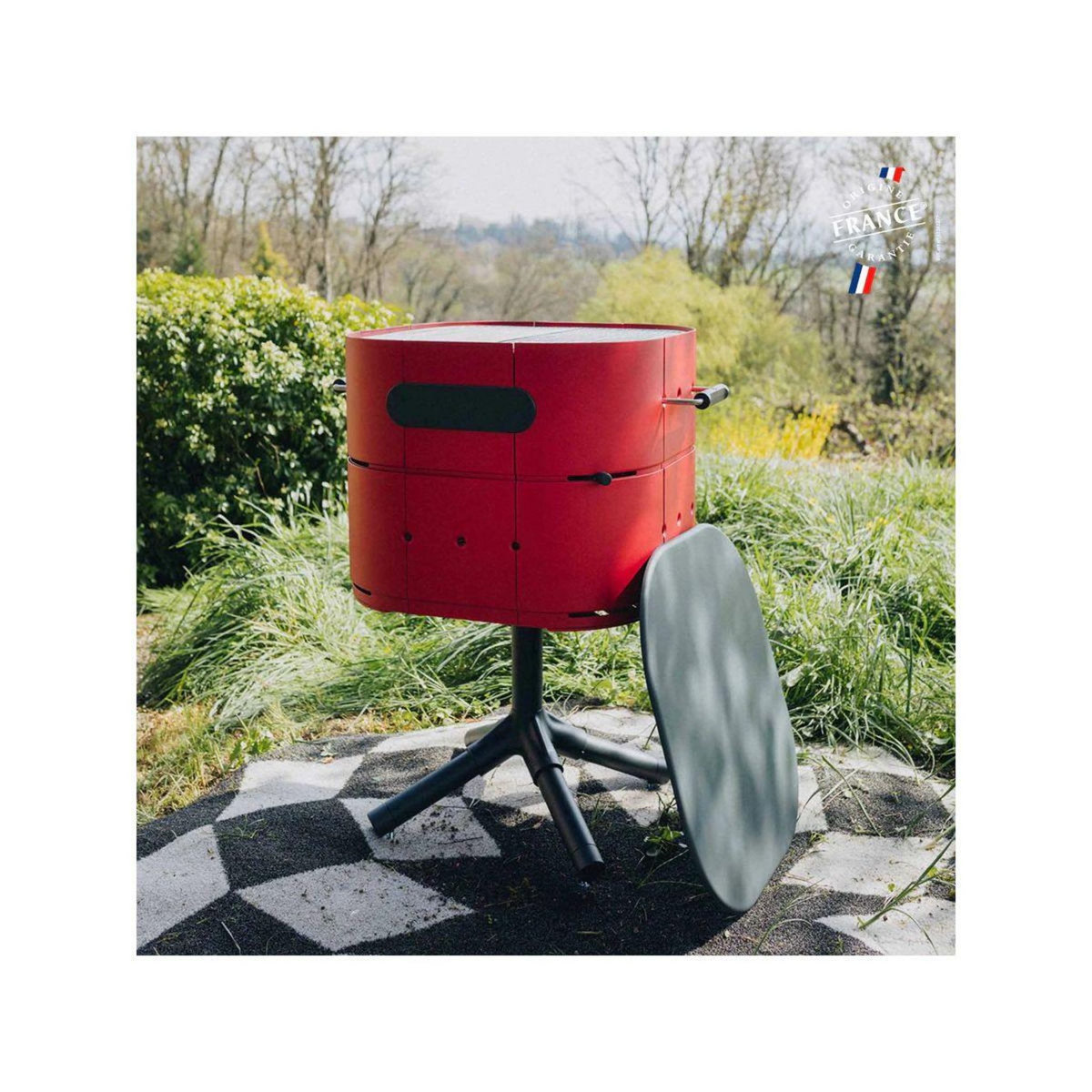 ALUVY Barbecue charbon Marcel Original Piment