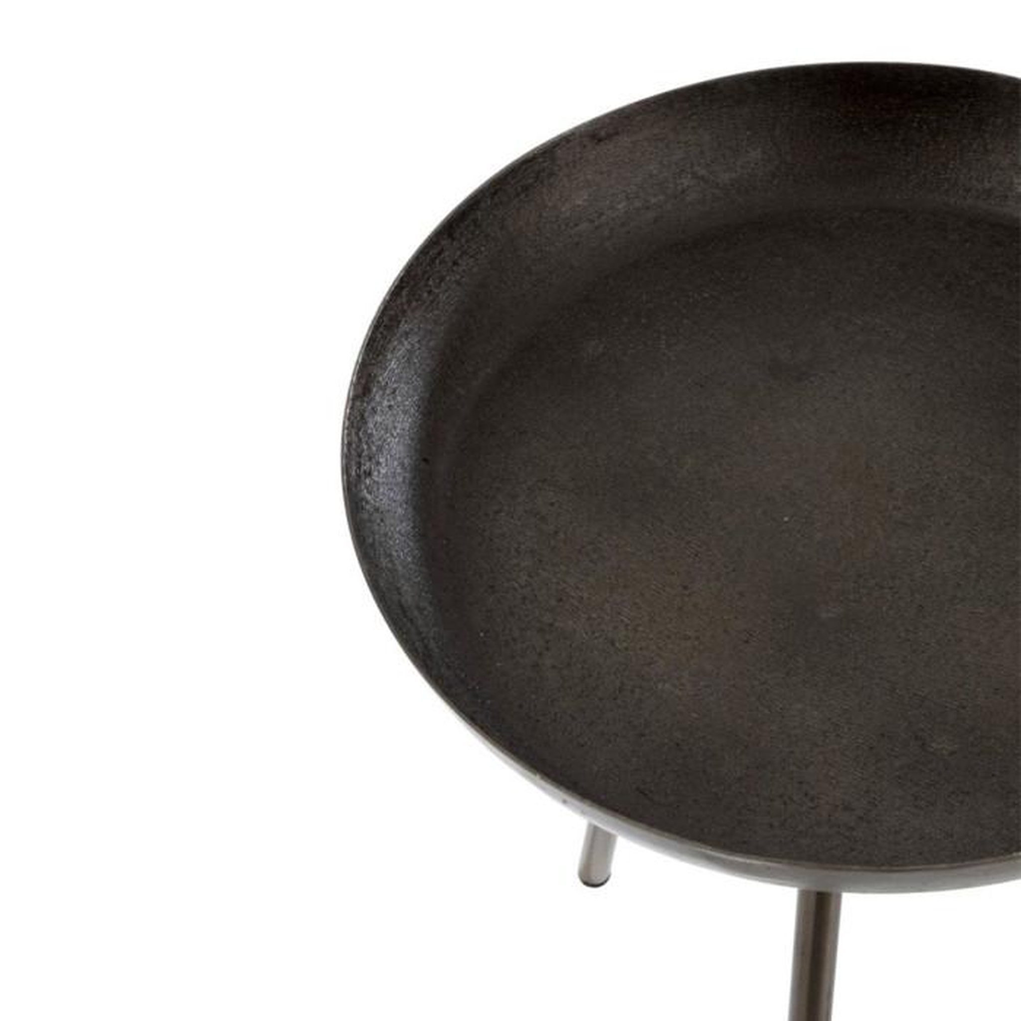 Voir la diapositive 2 : Paris Prix Lot de 3 Tables d'Appoint Rondes  Cario  50cm Gris