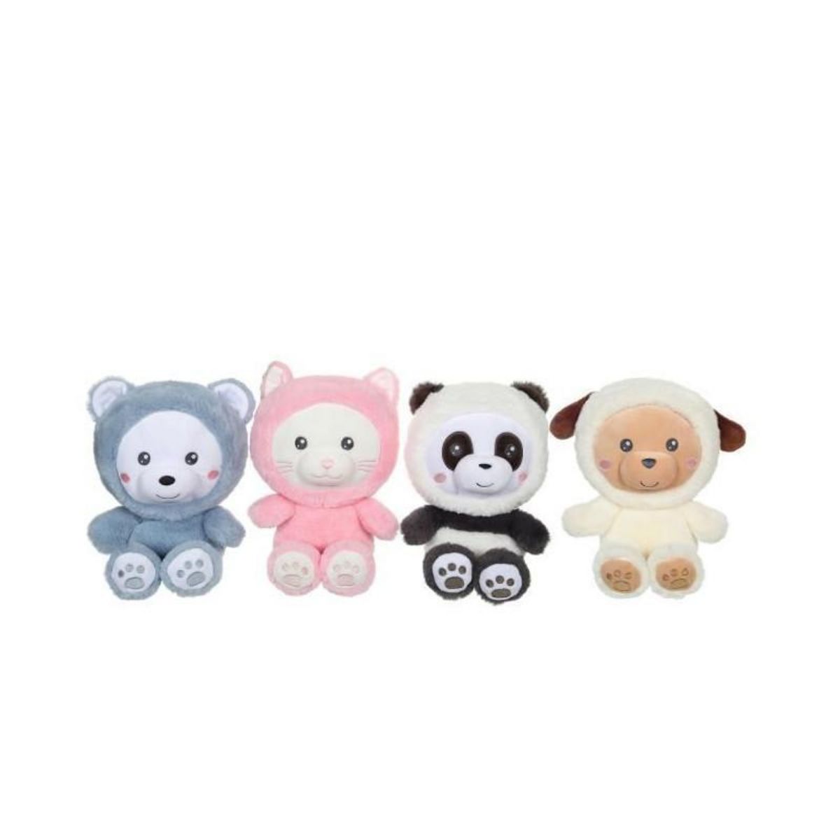 TOYS TOYS Peluche Chien Hoody Pets - GIPSY TOYS - Creme, 24 cm