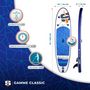 Voir la diapositive 3 : SIMPLE PADDLE Paddle Gonflable CAYMAN 10' 30'' 6  (300 x 76 x 15 cm) avec Pagaie, Leash, Pompe et Sac de Transport