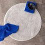 Voir la diapositive 3 : Paris Prix Tapis Rond de Salle de Bain  Valle  60cm Gris Clair