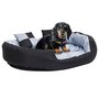 Voir la diapositive 1 : VIDAXL Coussin reversible lavable pour chien Gris et noir 110x80x23 cm