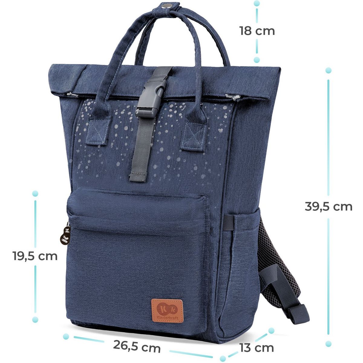 KINDERKRAFT Sac à langer Moonpack bébé 