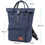 Voir la diapositive 5 : KINDERKRAFT Sac à langer Moonpack bébé 
