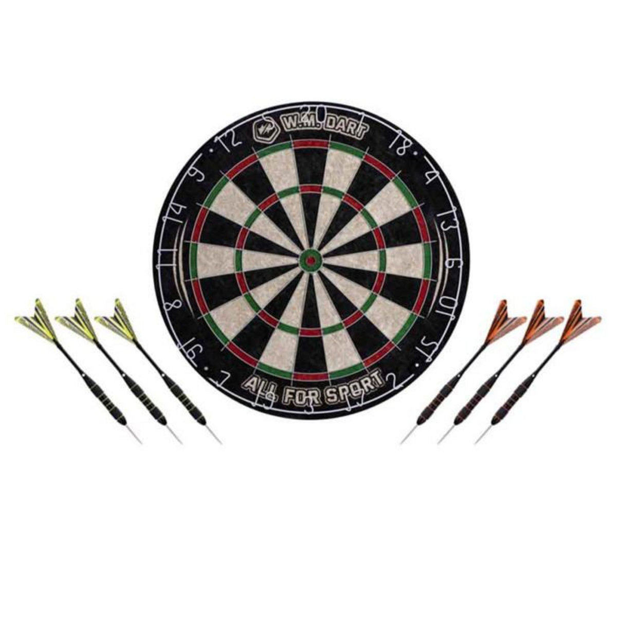 Paris Prix Cible de Fléchettes  Traditionnelle  45cm Noir