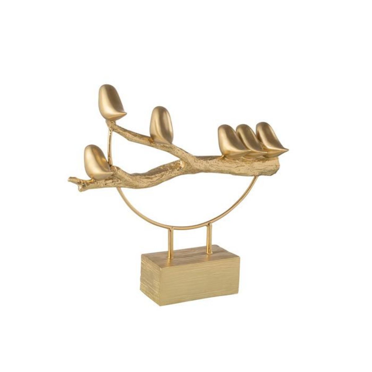 Paris Prix Statuette sur Socle  Oiseaux sur Branche  35cm Or